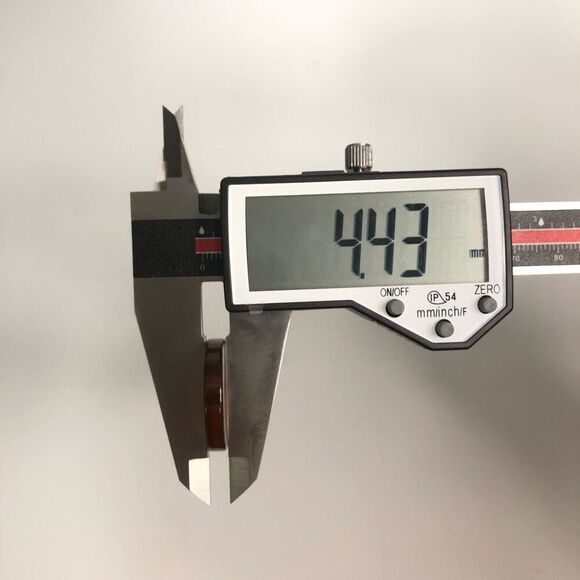 vtg bakelite translucent root beer swirl round chips 15 gram lot of 5 chips - Picture 4 of 7